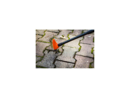 Bradas Brosse pour dalles, télescopique, longueur:800-1400mm