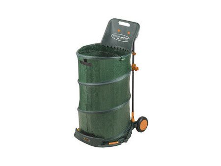 Bradas Chariot ramasse-feuilles multibin, pliable,160 litres