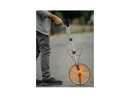 Bradas Odomètre avec compteur digital & manche télescopique