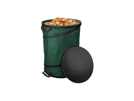Bradas Sac à végétaux POP UP HARD, 175 litres, vert foncé