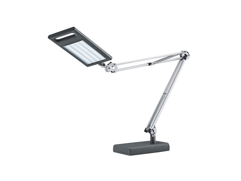 Hansa Lampe de bureau LED 4 Work, socle et pince, anthracite