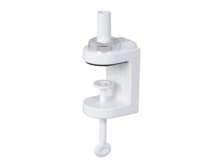 Hansa Lampe de bureau à LED Multiflex, pince & socle, argent