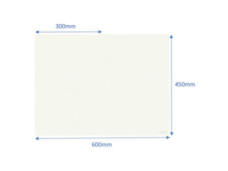Hansa Tapis de découpe 'Cut-Mat', A2, pliable, noir/blanc