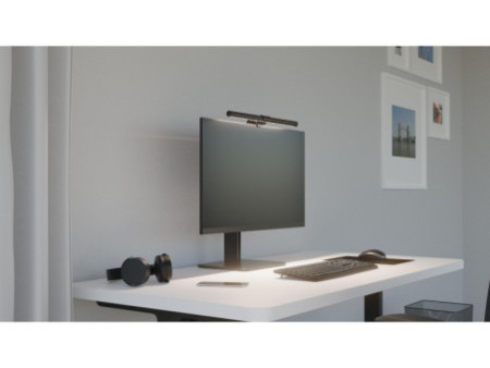 Hansa Lampe LED pour écran 'Flash', avec pince, noir