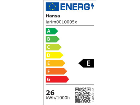 Hansa Lampadaire à LED 'Larimar', hauteur: 1.997 mm, noir