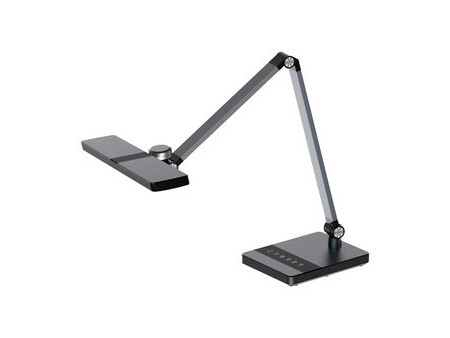 Hansa Lampe de bureau à LED Nimbus, pied, noir