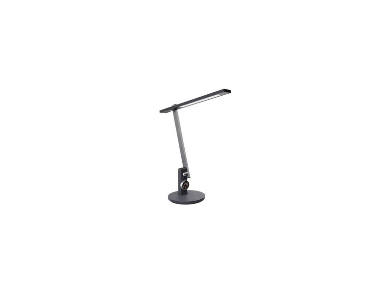 Hansa Lampe de bureau à LED Beam, pied, gris foncé