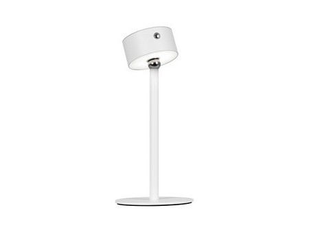 Hansa Lampe de bureau à LED rechargeable Flare ombre, blanc