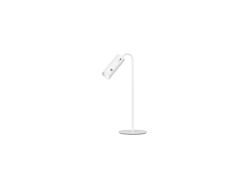 Hansa Lampe de bureau à LED rechargeable Flare spot, blanc
