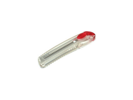 NT Cutter iL-120-P, boîtier en plastique, rouge-transparent