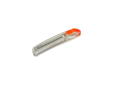NT Cutter iL-120P, boîtier en plastique, orange-transparent
