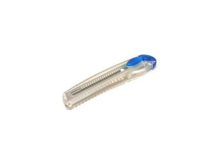 NT Cutter iL-120P, boîtier en plastique, bleu-transparent