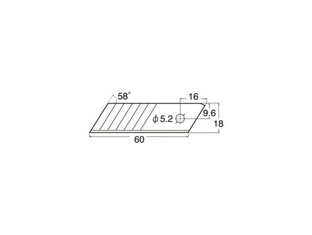NT Lames de rechange pour cutter BL1P, largeur lame: 18 mm