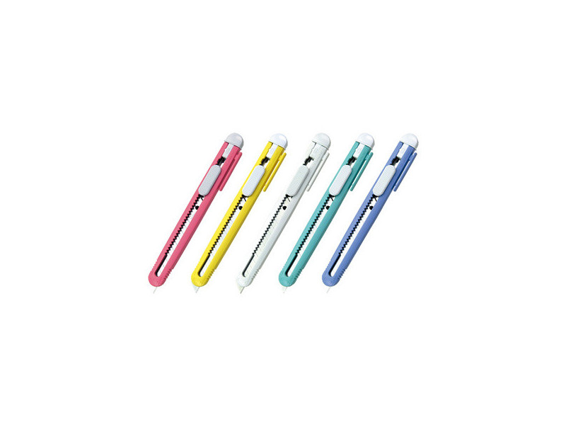 NT Cutter FA-120P, boîtier en plastique, couleurs pastel