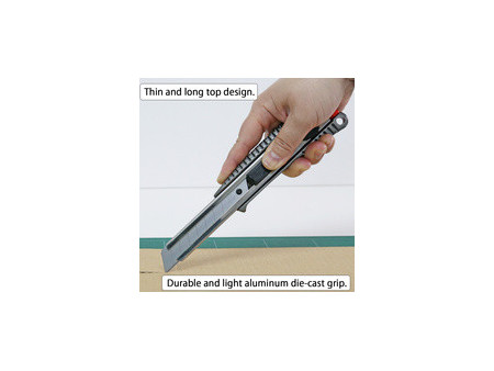 NT Cutter SL-700GP, aluminium, lame de 18 mm, anthracite