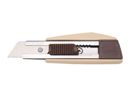 NT Cutter ZL-1P, boîtier en plastique, lame de 18 mm, ivoire