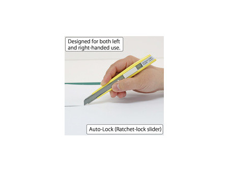 NT Cutter A-301RP (B), boîter en plastique, 9 mm, bleu