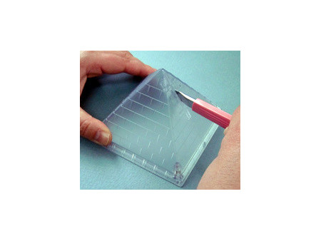 NT Cutter Conteneur à lames Pyramide iCD-400P, transparent