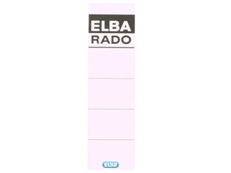 ELBA Etiquette pour dos de classeur, extra court/large