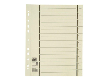 ELBA Intercalaires avec perforation, format A4 extra large