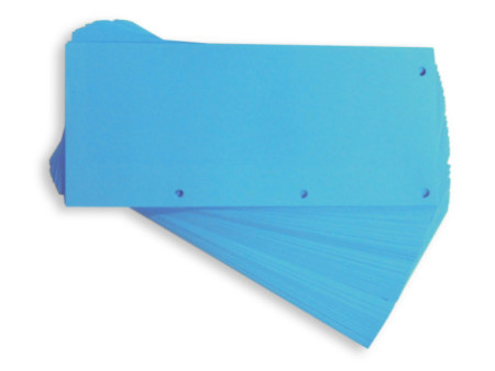 Oxford Intercalaires Duo, en carton, 240 x 105 mm, bleu