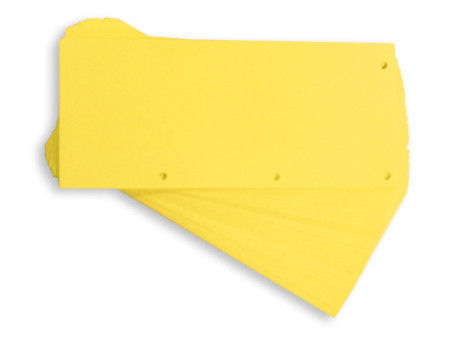 Oxford Intercalaires Duo, en carton, 240 x 105 mm, jaune