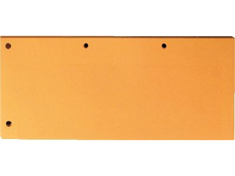Oxford Intercalaires Duo, en carton, 240 x 105 mm, orange