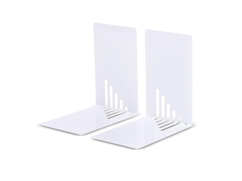 MAUL Serre-livres (L)140 x (P)140 x (H)85 mm, blanc