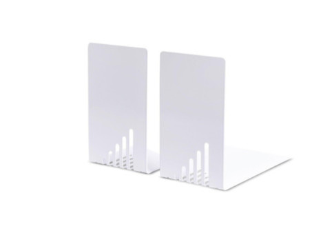 MAUL Serre-livres (L)140 x (P)140 x (H)85 mm, blanc