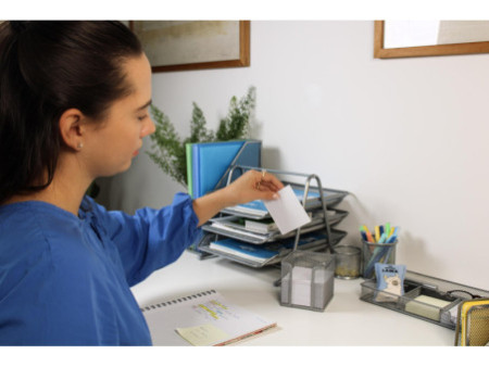 WEDO Bloc cube avec boîtier 'Office', fil métallique, argent