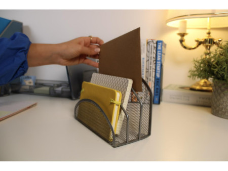 WEDO Trieur à courrier Office, argent, en fil métallique