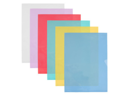 Oxford Pochettes coin Fard'Liss, A4, PVC 0,20 mm, assorti