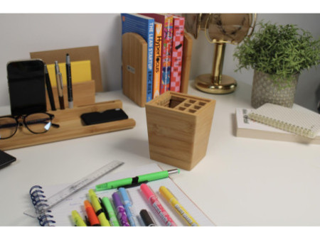 WEDO Porte-crayons, en bambou, rectangulaire