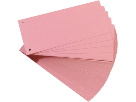 Oxford Intercalaires en carton, pour format A4, rouge