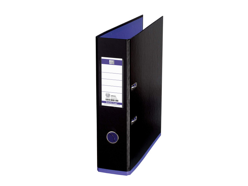 Oxford Classeur myColour, dos 80 mm, noir/violet