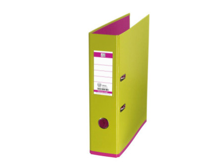 Oxford Classeur myColour, dos 80 mm, vert clair / rose