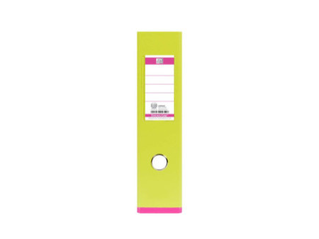 Oxford Classeur myColour, dos 80 mm, vert clair / rose
