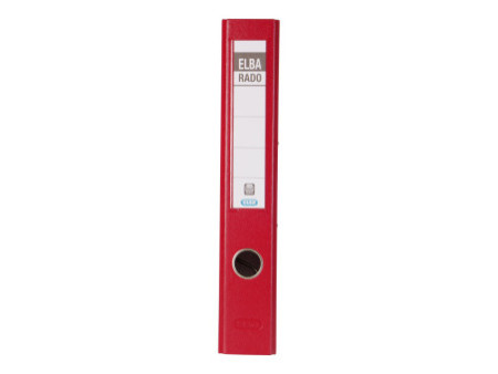 ELBA Classeur rado plast, largeur de dos: 50 mm, A4, rouge