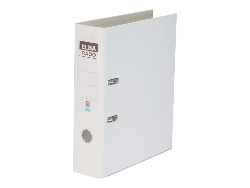 Oxford Classeur rado plast, largeur de dos: 80 mm, A4, blanc