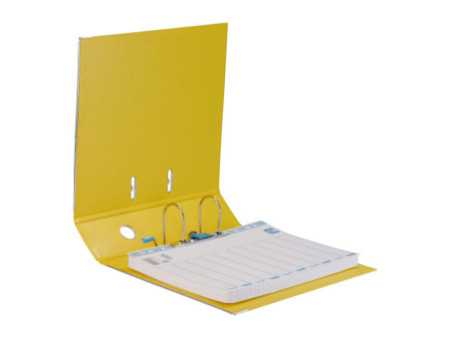 ELBA Classeur rado plast, largeur de dos: 80 mm, A4, jaune