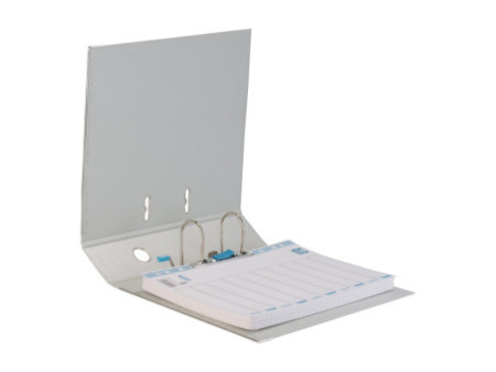 Oxford Classeur rado plast, largeur de dos: 80 mm, A4, gris