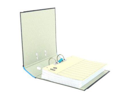 ELBA classeur rado papier marbré, largeur de dos: 80 mm,bleu