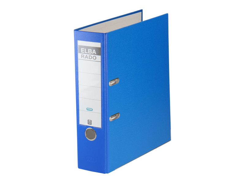 ELBA classeur rado brillant, largeur de dos: 80 mm, bleu