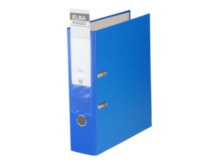 ELBA classeur rado brillant, largeur de dos: 80 mm, bleu
