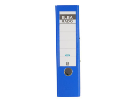 ELBA classeur rado brillant, largeur de dos: 80 mm, bleu