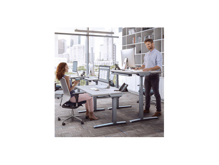 Fellowes Structure de bureau Levado, couleur châssis: blanc