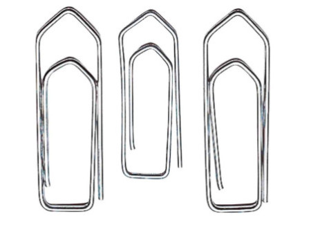 WEDO Trombones, zingué brillant, 26 mm, grand paquet