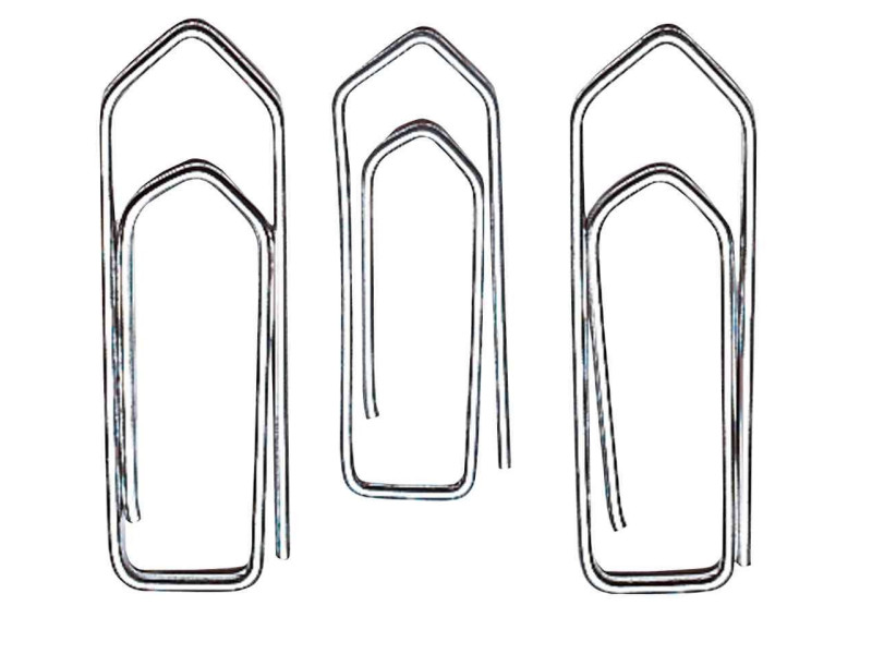WEDO Trombones, zingué brillant, 32 mm, petit paquet