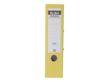 ELBA classeur rado brillant, largeur de dos: 80 mm, jaune