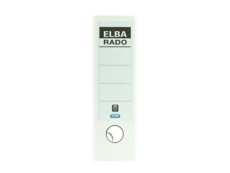 ELBA classeur rado plast, format A5 haut, dos: 75 mm, blanc